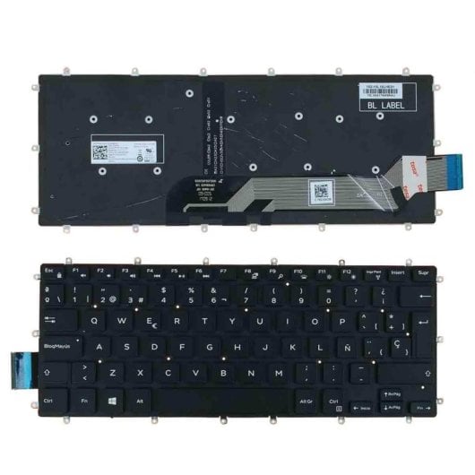 Clavier rétroéclairé pour ordinateur portable Dell Inspiron Gaming 14 7466