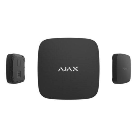Detector de Inundación Ajax LeaksProtect Negro Inalámbrico IP65 1300m 14mm AAA