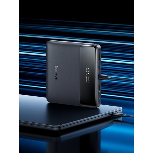 Baseus H1 Power Bank Portátiles con Carga Rápida con Pantalla Digital 20.000 mAh 100 W Negro