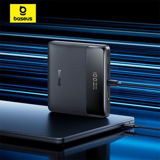 Baseus H1 Power Bank Portátiles con Carga Rápida con Pantalla Digital 20.000 mAh 100 W Negro