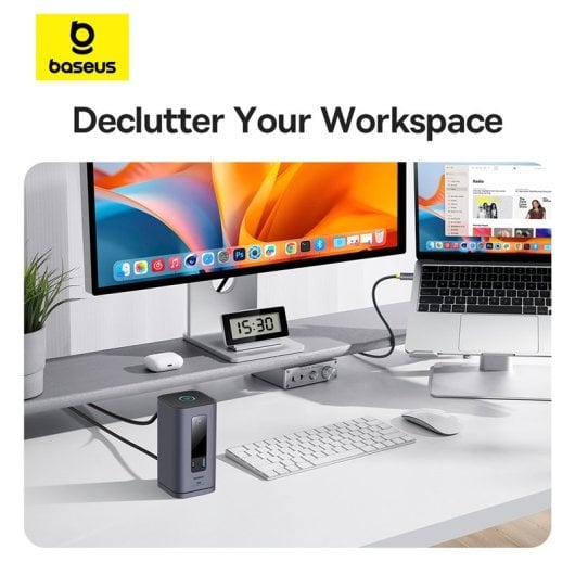 Baseus Spacemate Series 10-in-1-Dockingstation für MAC Space Gray