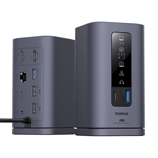 Baseus Spacemate Series 10-in-1-Dockingstation für MAC Space Gray