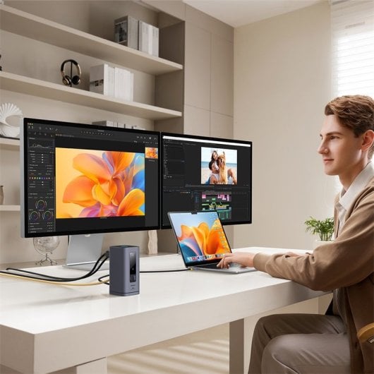 Baseus Spacemate Series 10-in-1-Dockingstation für MAC Space Gray