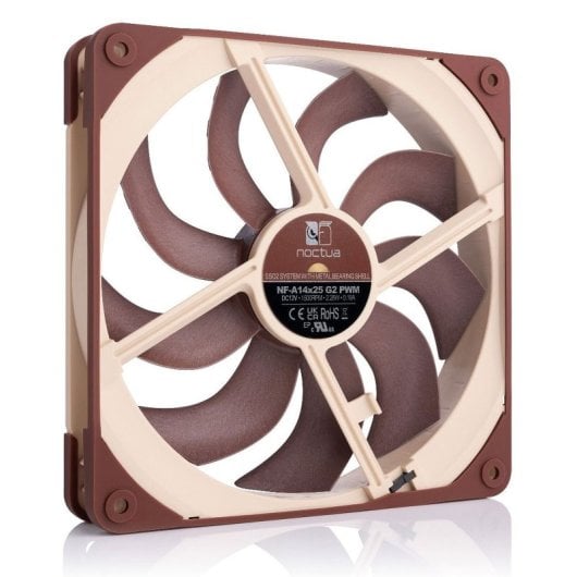 Ventilador suplementario Noctua NF-A14X25 G2 PWM 120mm 4 pins PWM ultra silencioso