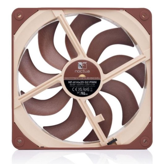 Ventilador suplementario Noctua NF-A14X25 G2 PWM 140mm 1500RPM ultra-leise SSO2