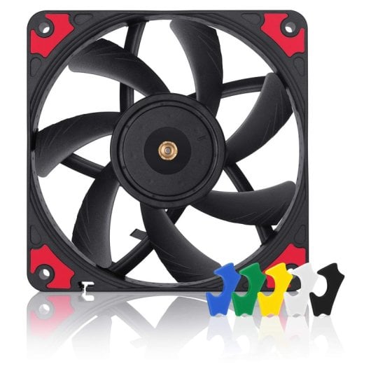 Noctua NF-A12x15 PWM chromax.black.swap Ventoinha Suplementar 120mm 1850RPM Anti-Vibração