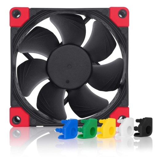 Noctua NF-A8 PWM Chromax.black.swap Ventoinha Suplementar 80mm 2200RPM Ultra-Silenciosa Personalizável