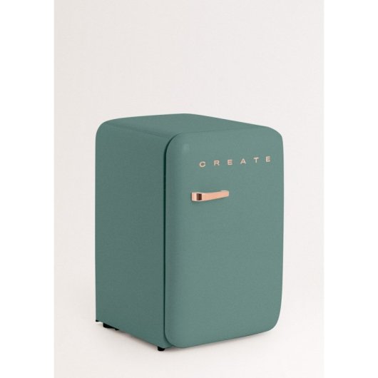 Frigorífico Create Retro Una Puerta Mini 89cm 107L E R600a F Verde