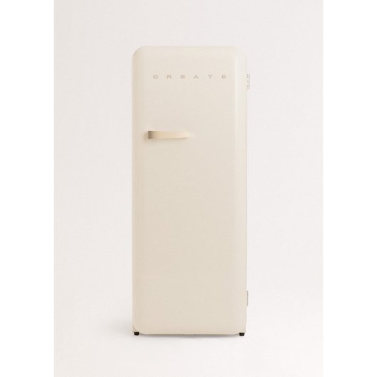 Frigorífico Create Retro Una Puerta 150cm 281L R600a D Blanco Roto