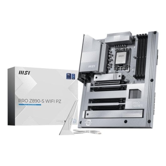 Placa Base MSI Z890 LGA1851 ATX PRO Z890-S WIFI PZ Wi-Fi 7 PCIe 5.0 RAID 7.1CH