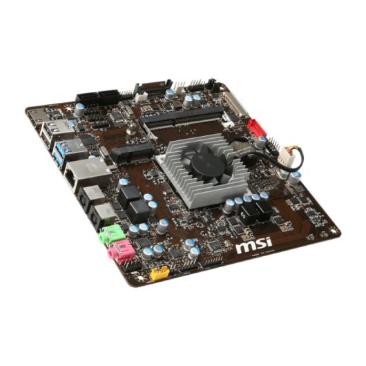 Carte mère MSI Intel Celeron J1800 BGA 1170 ITX J1800TI HD Audio USB LAN Compact