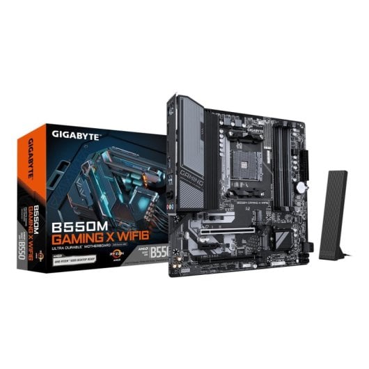 Gigabyte B550M Gaming X WiFi 6 Motherboard Micro-ATX B550 AMD AM4 PCIe 4.0 RGB