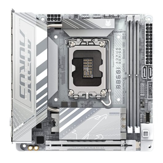 Gigabyte B860I AORUS PRO ICE Motherboard Mini-ITX B890 LGA1851 DDR5 USB4 Wi-Fi 7 VRM 8+1+2+1 Fases