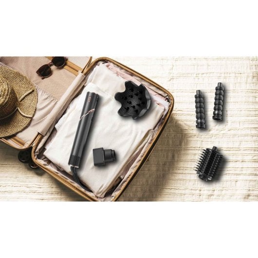 Rizador Shark 5 Accesorios 1650W Negro Ajuste Calor 3 Niveles Cable 2,5m