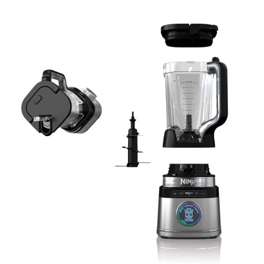Ninja Detect Power Mixer Pro 2,1 l, 1200 W, Mixer mit Pulsfunktion und Eiszerkleinerer, Schwarz/Silber