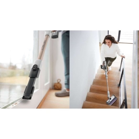 Aspirador sem fios Shark IW3612EU 240 W, autonomia de 60 min, branco, depósito de 0,42 L, baixo ruído