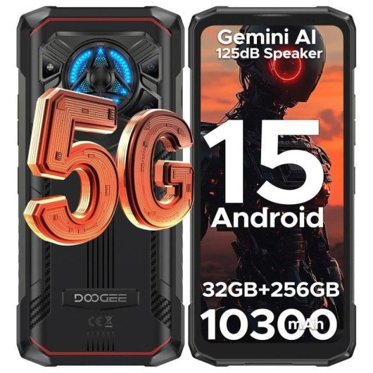 Doogee Blade 20 Play 5G 8GB 6.6" 256GB Noir Batterie Puissante