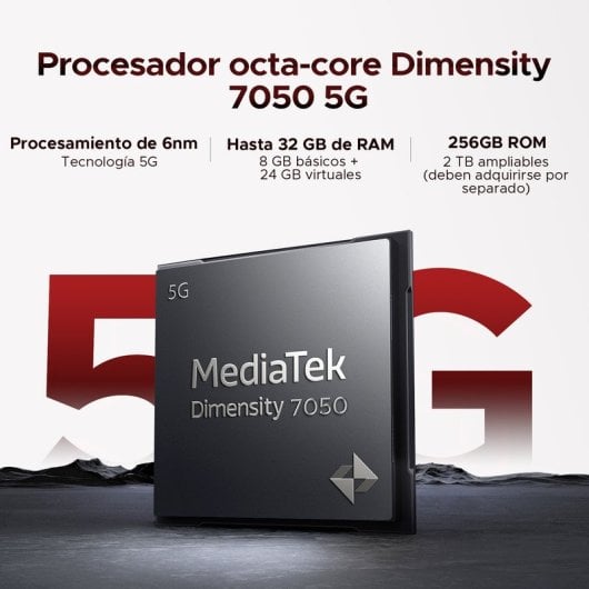 Doogee Blade 20 Play Smartphone 5G 32 Go RAM 256 Go Batterie 10 300 mAh Vision nocturne IA