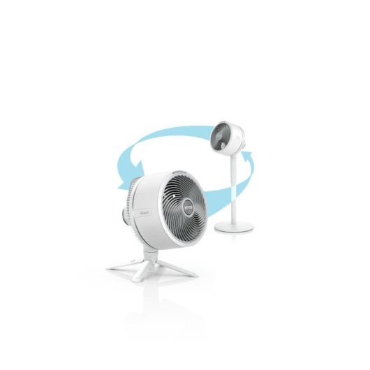 Ventilador Shark 5 velocidades batería flujo 1600 m³/h LED mando oscilante