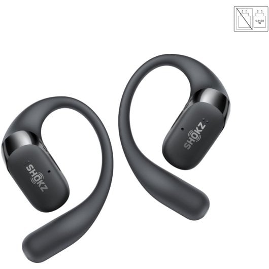 Shokz Open-Ear Openfit 2 Bluetooth-Kopfhörer Schwarz
