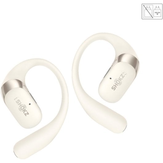 Casque Bluetooth Shokz Open-Ear Openfit 2 beige
