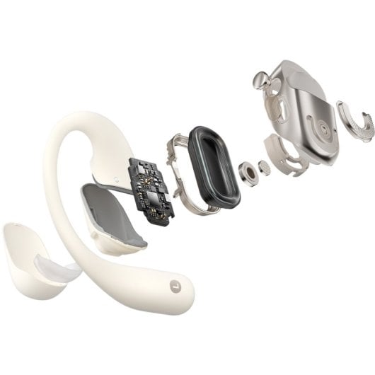 Casque Bluetooth Shokz Open-Ear Openfit 2 beige