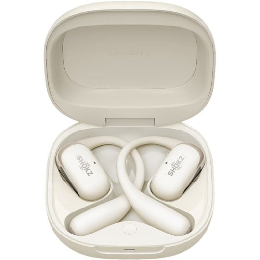 Casque Bluetooth Shokz Open-Ear Openfit 2 beige