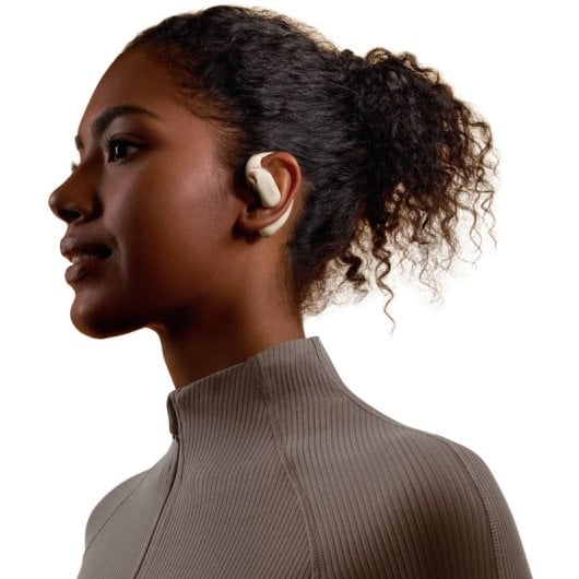 Casque Bluetooth Shokz Open-Ear Openfit 2 beige