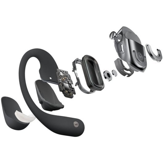 Shokz Openfit 2 Plus Auriculares Open-Ear Inalámbricos Bluetooth Negros