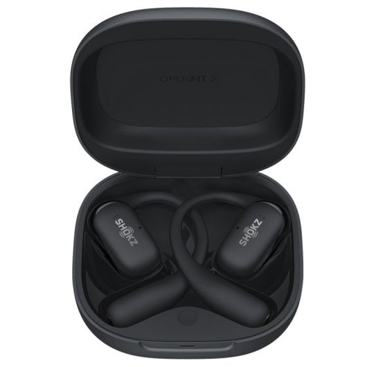 Shokz Openfit 2 Plus Auriculares Open-Ear Inalámbricos Bluetooth Negros