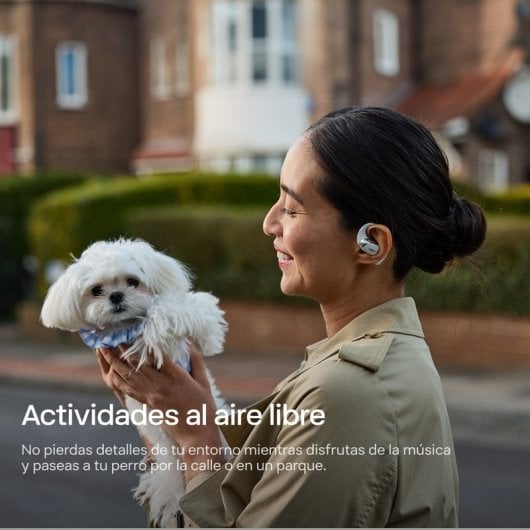 Shokz Openfit 2 Plus Auriculares Open-Ear Inalámbricos Bluetooth Negros
