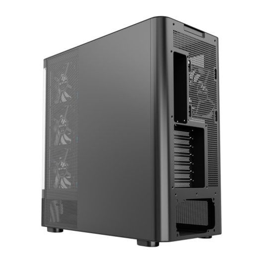 XYZ QUANTUM PRO Caixa ATX A-RGB com Vidro Curvo e Ecrã 6.2” Preta