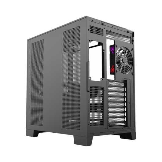 Caja Gaming XYZ Tesseract 4 Ventiladores A-RGB/3 Vidrios Templados/ATX/Panel Ultra Panorámico