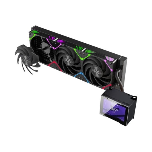 Refrigeración Líquida XYZ HYDROVIEW 360mm 3 Ventiladores ARGB LCD Personalizable