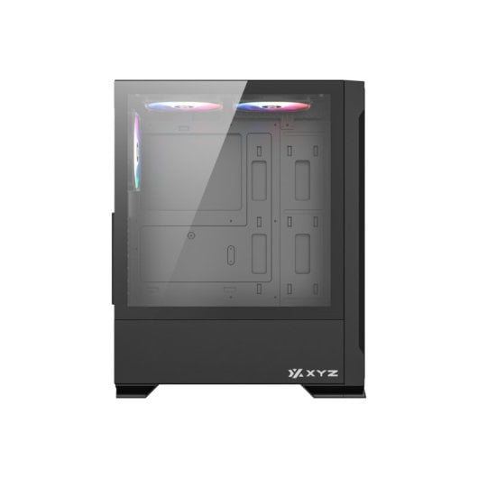 Torre XYZ AIRONE 300-X Mesh 6x120mm ARGB Cristal Templado ATX Blanco/Negro