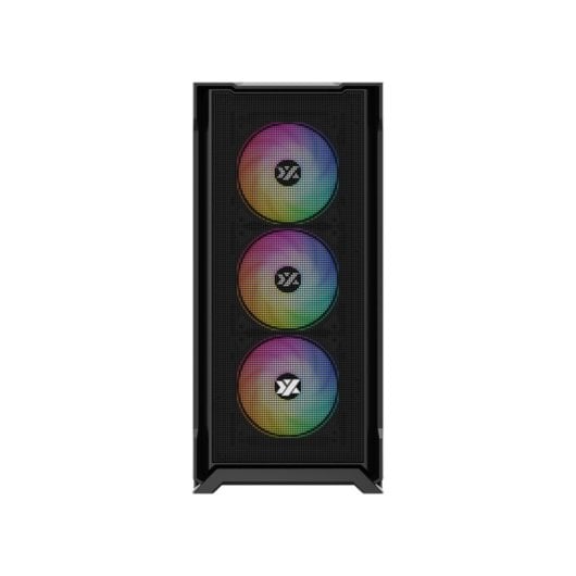 Torre XYZ AIRONE 300-X Mesh 6x120mm ARGB Cristal Templado ATX Blanco/Negro