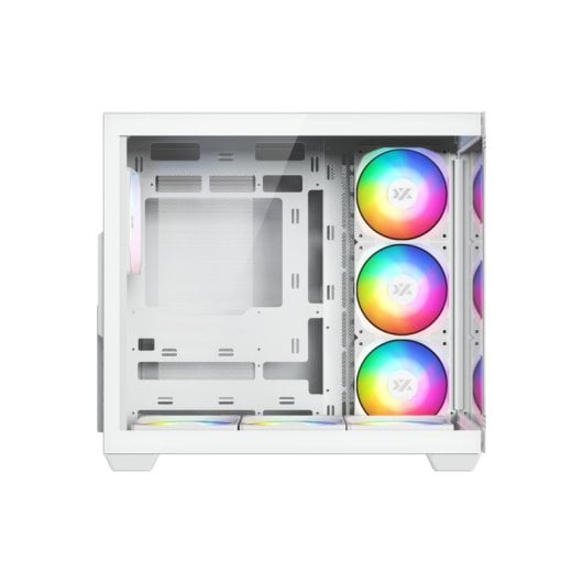 Chasis Gaming XYZ Tesseract X ATX Vidrio Templado 7 Ventiladores ARGB USB-C Dual Cámara