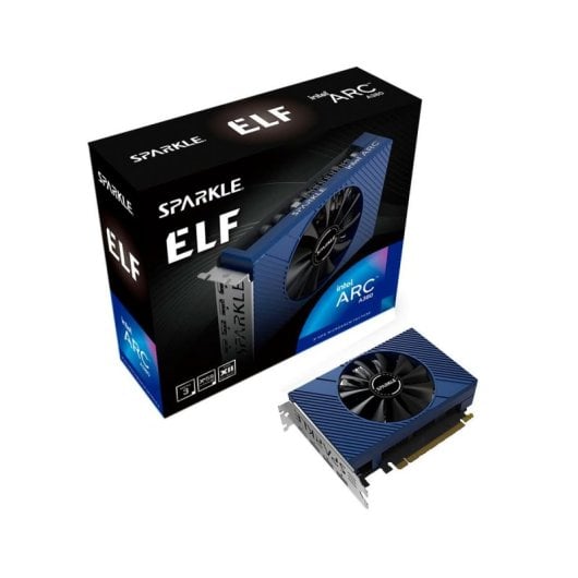 Carte graphique Sparkle Technology Intel Arc A380 ELF 6 Go GDDR6 8K XeSS AV1 PCIe 4.0