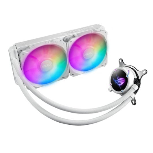 Refrigeración Líquida ASUS ROG STRIX LC II 240mm 2 Ventiladores ARGB Blanco
