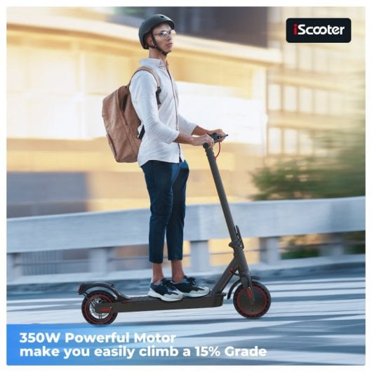 iScooter 25km/h 30km Reichweite 350W Elektroroller mit App und Vollgummireifen