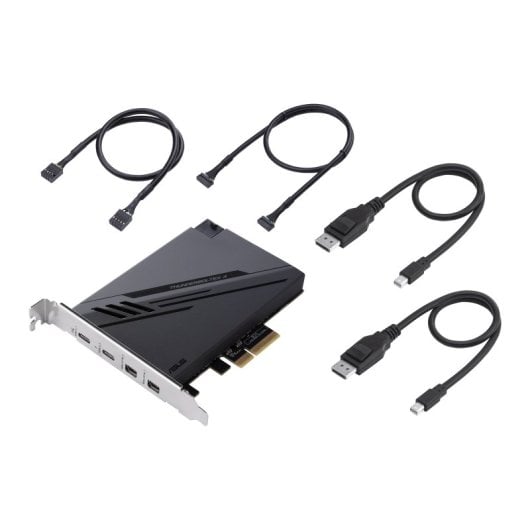 Tarjeta de Expansión ASUS ThunderboltEX 4 PCIe Intel Thunderbolt 4 JHL8540 40Gbps Negro