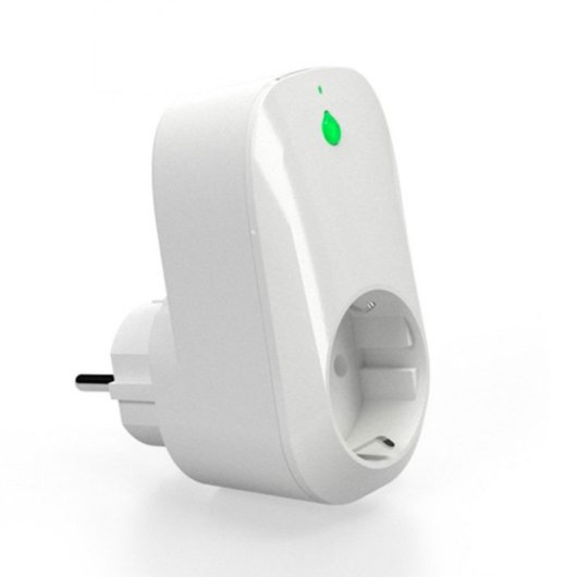 Enchufe Inteligente Shelly Plug White WiFi 3500W 12A Medición Energía Botón Físico
