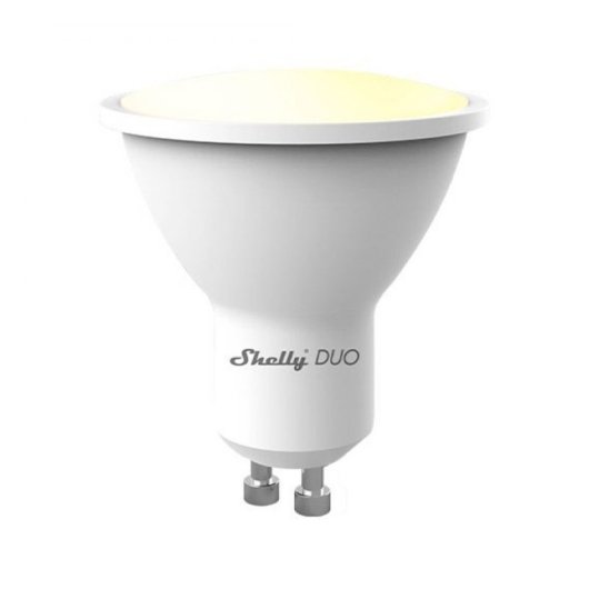 Ampoule connectée Wi-Fi Shelly DUO GU10, blanc froid/chaud, douille GU10, variateur