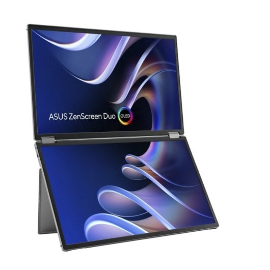 ASUS ZenScreen Duo OLED MQ149CD 14? 1920x1200 OLED 1ms Plata Panel Brillante Dual Screen