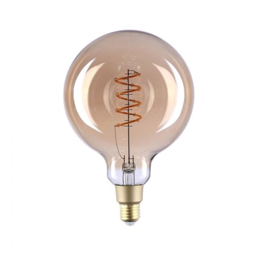 Bombilla inteligente Shelly Vintage G125 Wi-Fi LED E27 regulable marrón claro