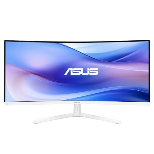 Monitor ASUS VU34WCIP-W 34" VA UltraWide QHD 100Hz Altavoces HDR10 USB-C Curvo Blanco