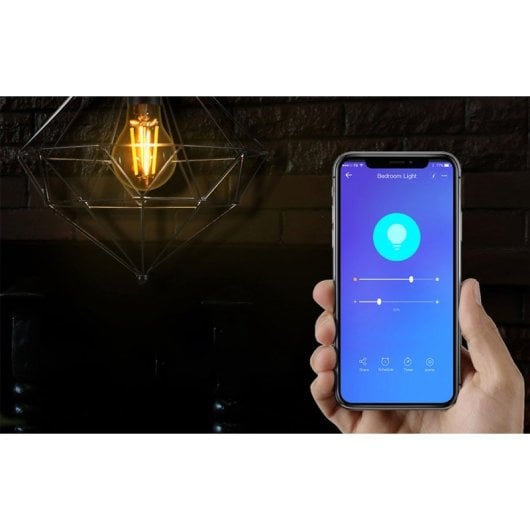 Bombilla inteligente Sonoff B02-F-A60 Wi-Fi Transparente E27 7W Control Voz Temperatura Color