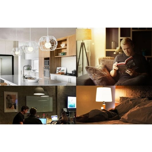 Bombilla inteligente Sonoff B02-F-A60 Wi-Fi Transparente E27 7W Control Voz Temperatura Color