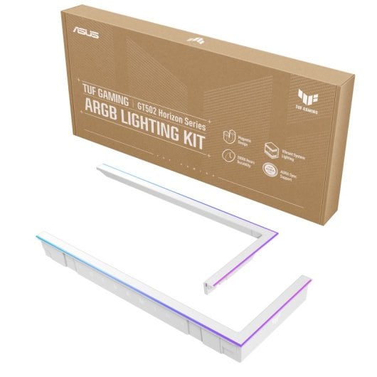 Kit de mise à niveau d'éclairage RGB Asus blanc multicolore magnétique 3 broches ARGB