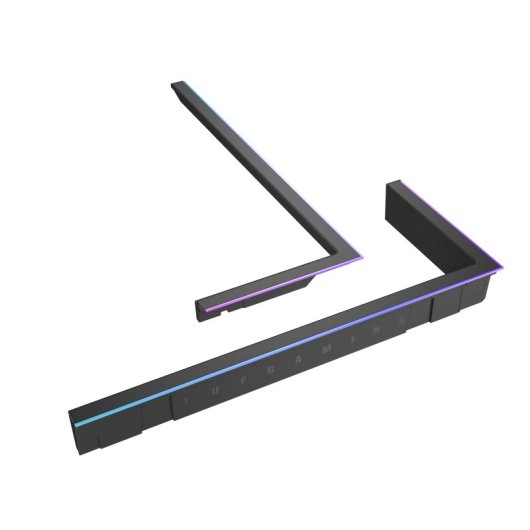 Kit de mise à niveau d'éclairage RVB magnétique à 3 broches pour ASUS TUF GAMING GT502 Horizon ARGB Noir